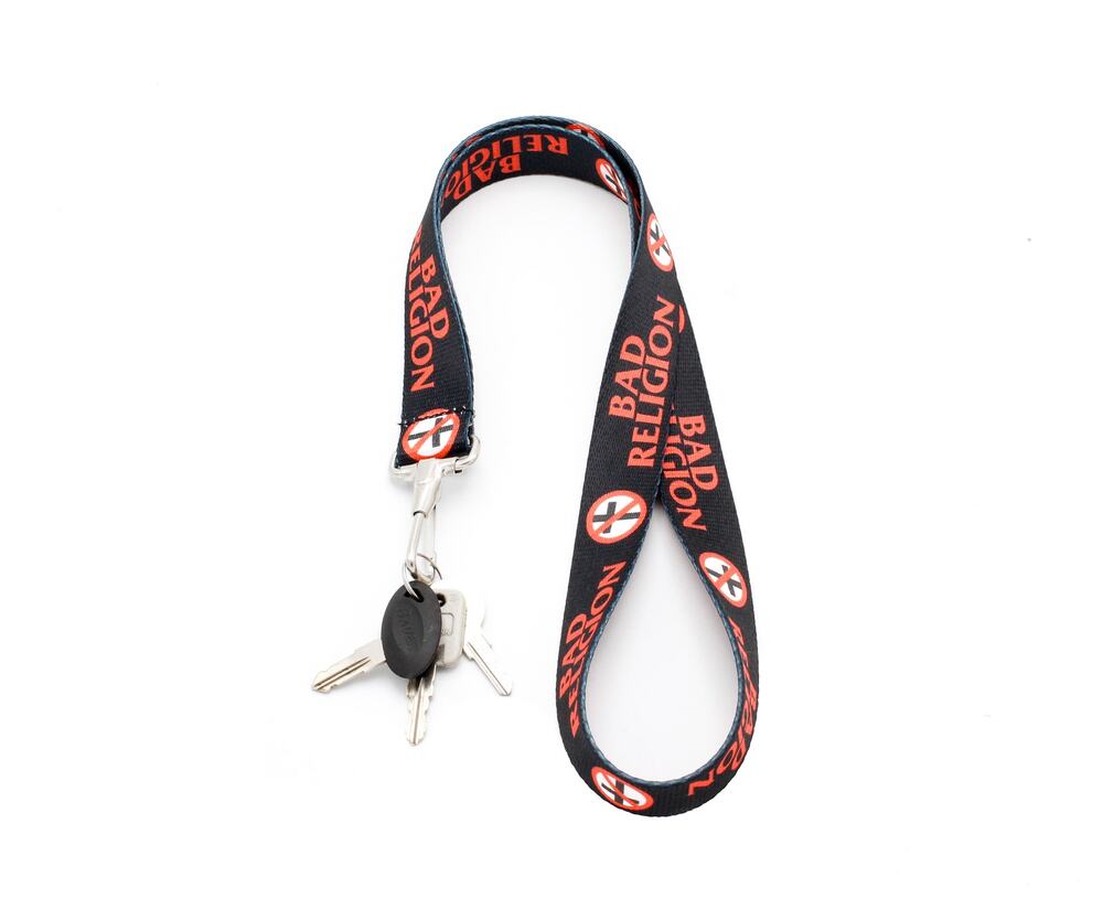 Bad Religion Official Lanyard heavy duty key chain punk